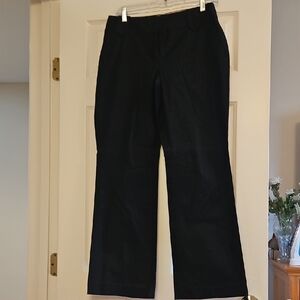 LOFT Black Wide-Leg Dress Pants